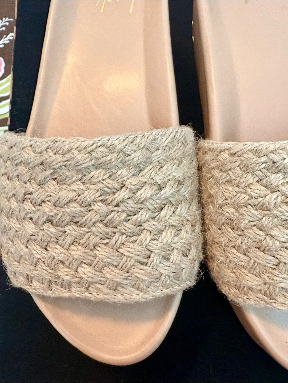 Beek Albatross Jute - Natural/Beach slide Sz 7
